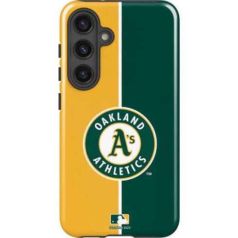 MLB Oakland Athletics Split Galaxy S24 Plus Impact Case